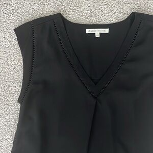 Black loose blouse